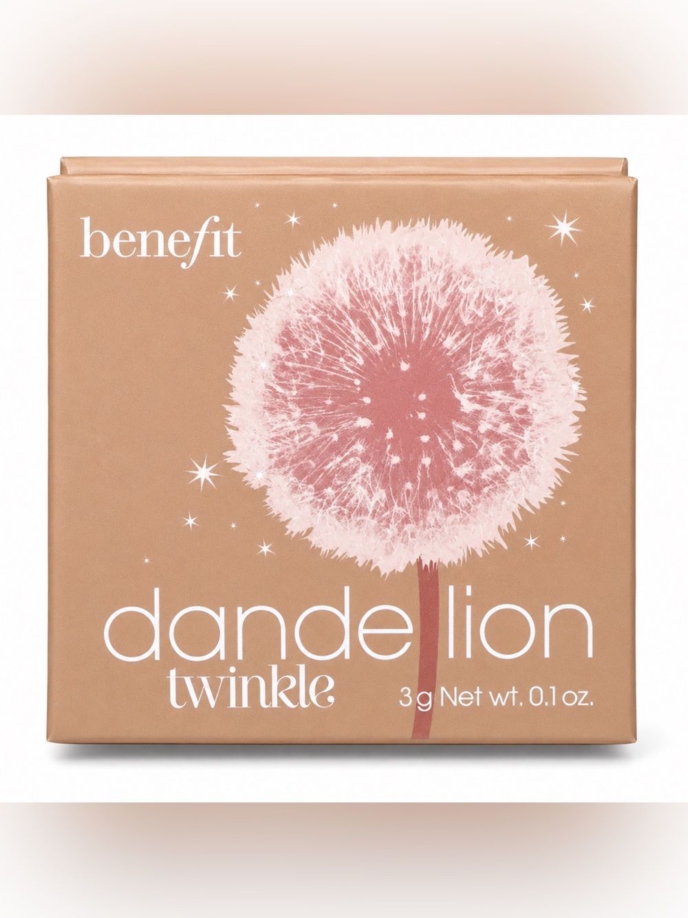 Benefit Dandelion Twinkle Highlighter Mini 3g 0.1 oz Powder Highlighter New Trvl